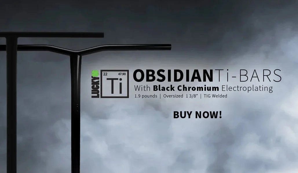 Obsidian Titanium Pro Scooter Bars