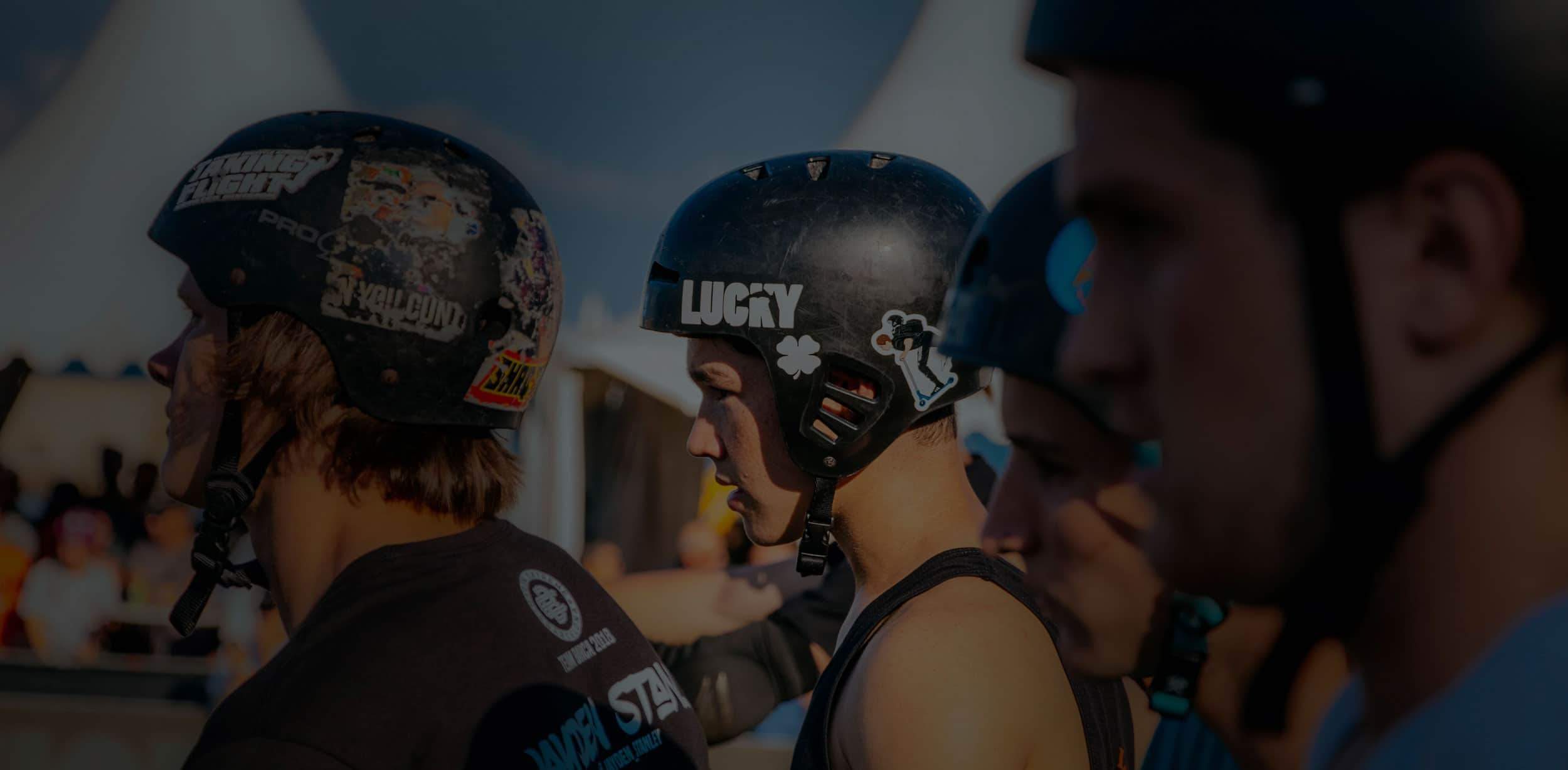 Lucky Pro Scooter Pro-Tec Helmets, Knee, and Elbow Pads