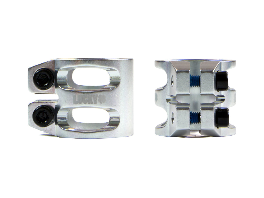 Pro Scooter Clamp - Polished - DUBL™ by Lucky Scooters