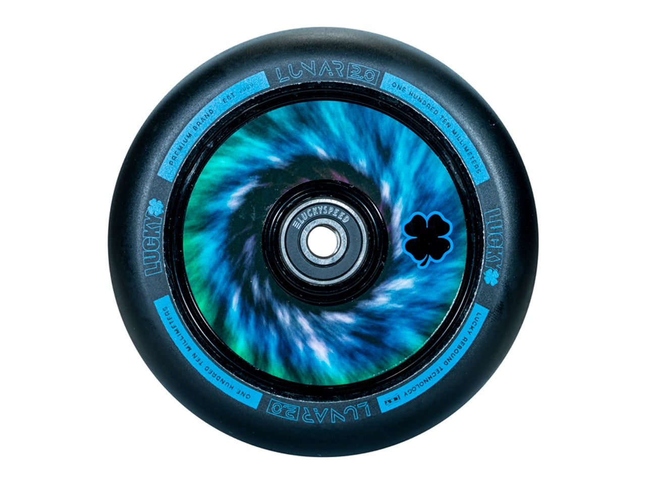 Pro Scooter Wheel - Tye Dye - 2022 LUNAR™ 120mm by Lucky Scooters
