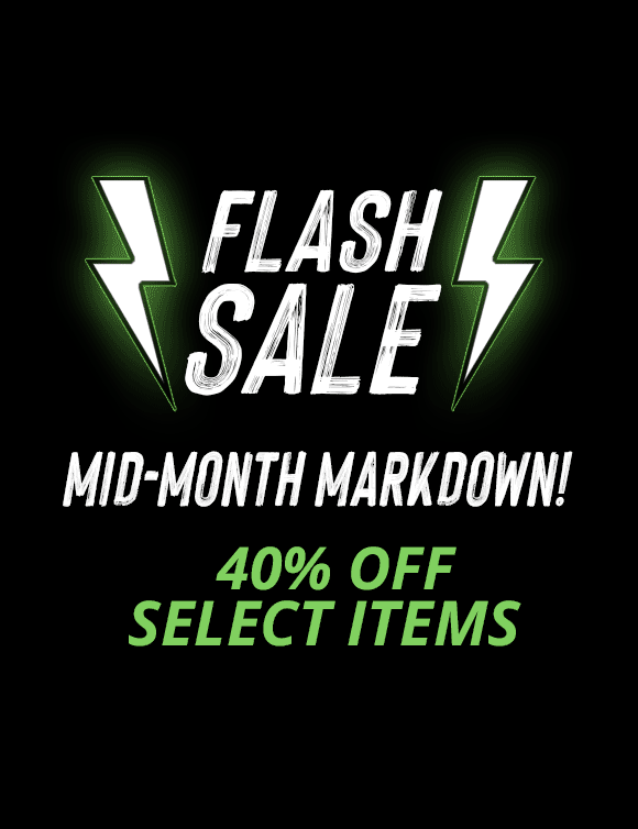 Flash Sale! - 40% Select Items