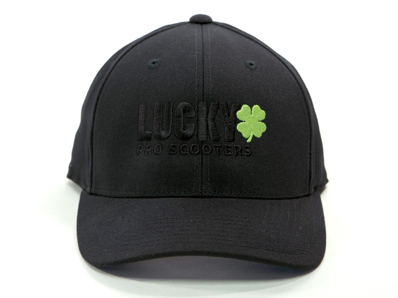 Lucky curved bill Hat Black Logo