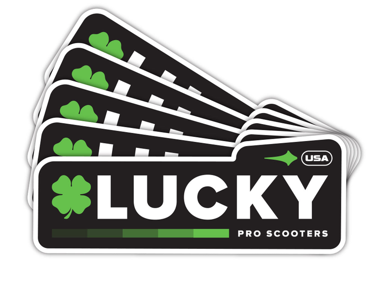 Lucky RETRO Sticker Pack (5ct)
