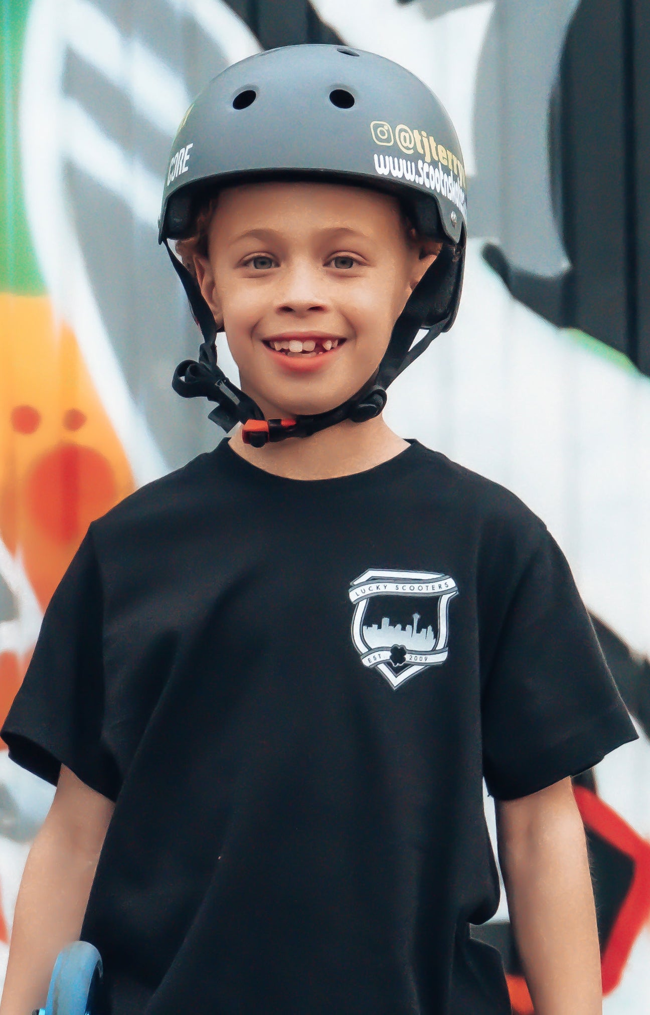 Lucky Competition Jr Rider TJ Terry Lucky Scooters