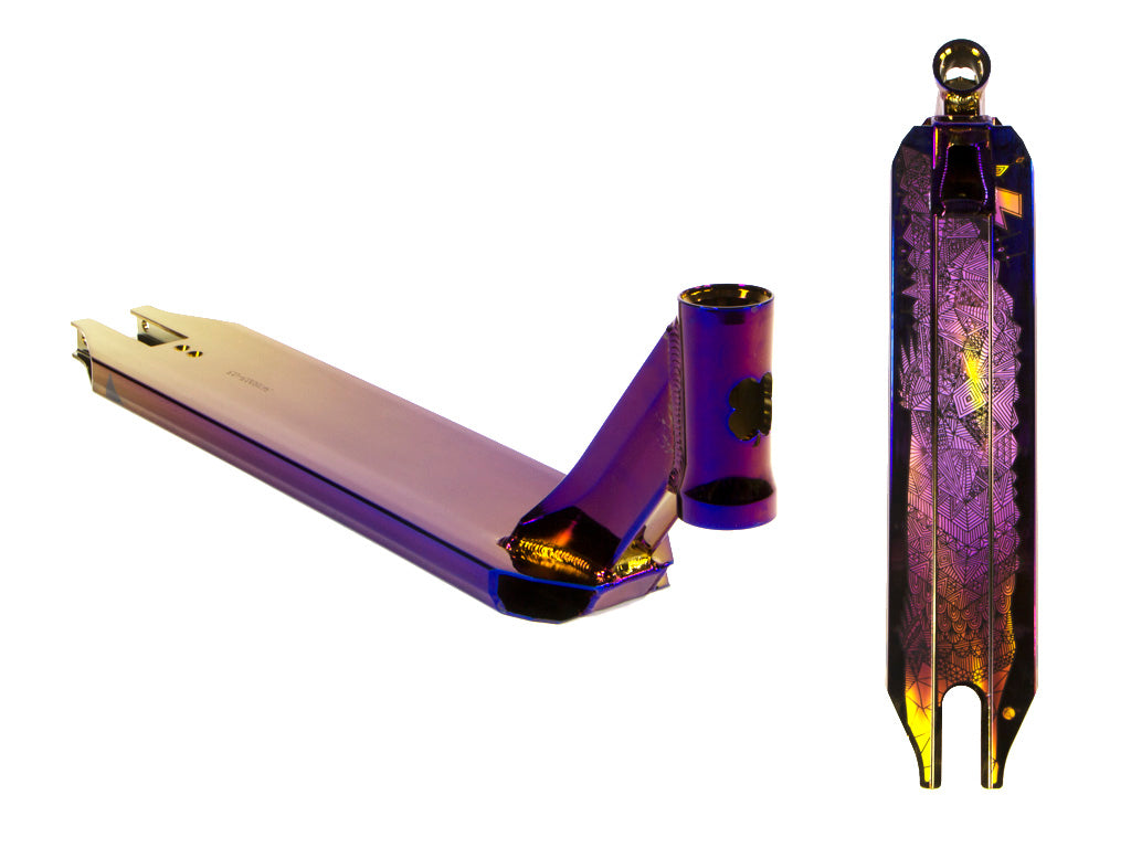 Pro Scooter Deck - NeoPurple - COVENANT™ by Lucky Scooters 