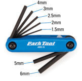 Park Tool AWS-10 Fold up Hex/Allen Wrench Set