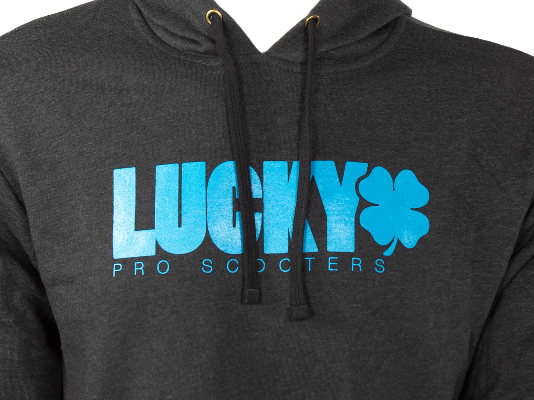 Lucky Solid Logo Hoodie - Charcoal