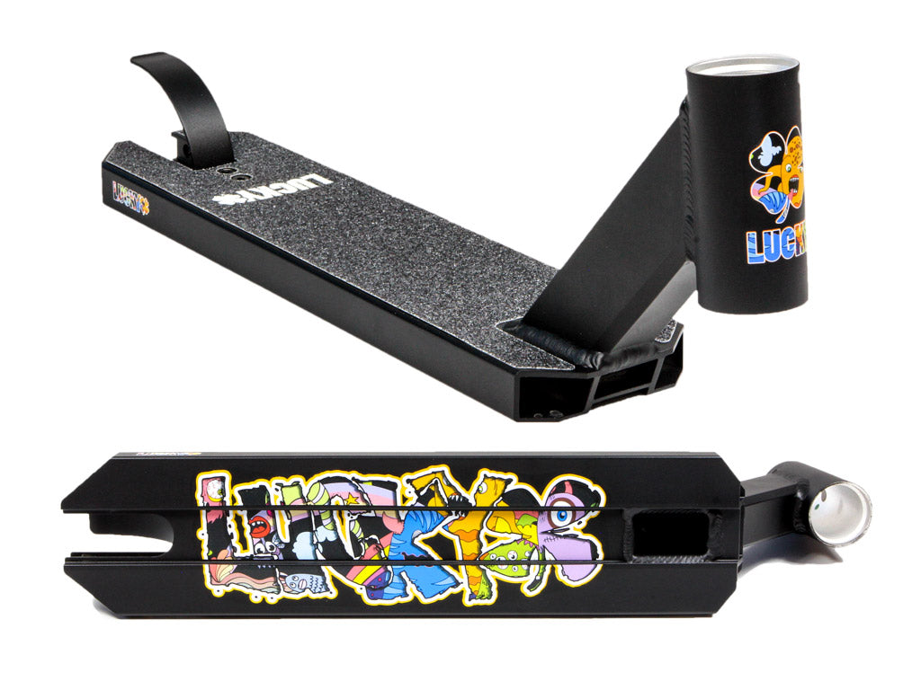 Pro Scooter Deck - Black - Recruit by Lucky Scooters