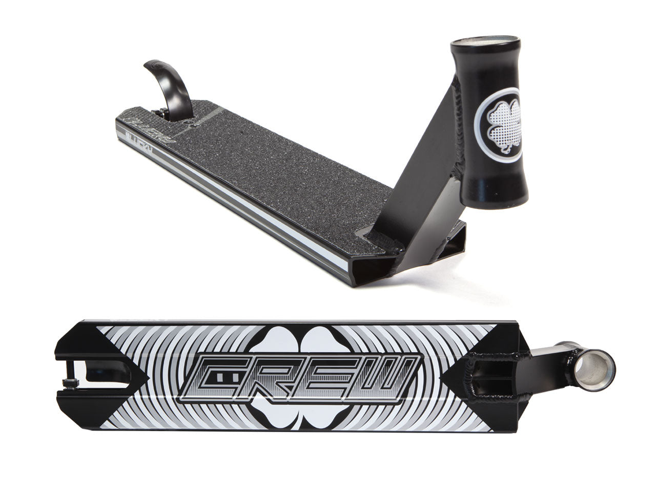 Pro Scooter Deck - Black - Crew by Lucky Scooters