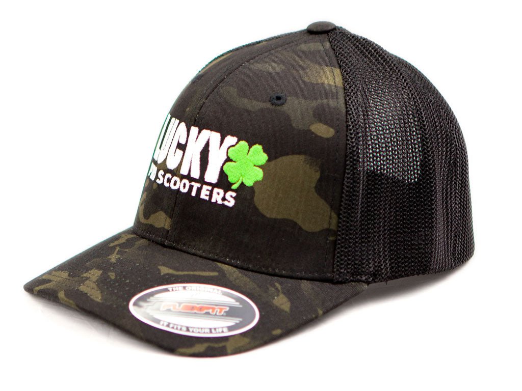 Lucky Solid Logo Multi Cam Hat