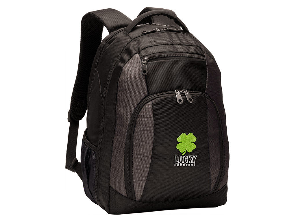 Lucky Pro Scooters Logo Travel Backpack