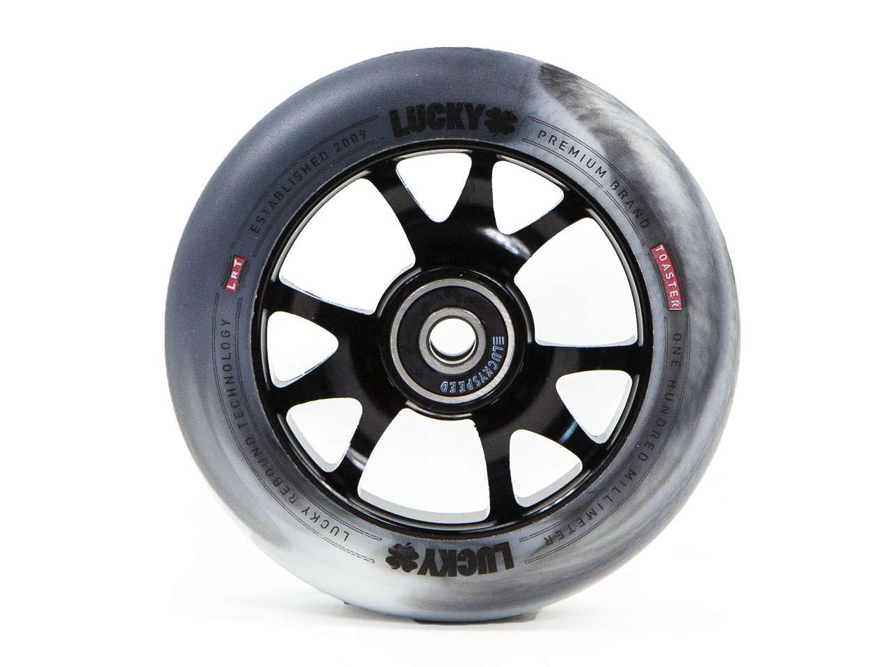 Pro Scooter Wheel - Black/White - TOASTER™ by Lucky Scooters