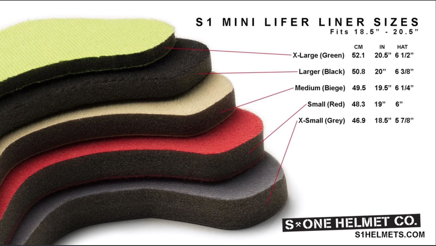S1 Lifer Helmet Sizing liner